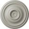 Ekena Millwork Traditional Ceiling Medallion (Fits Canopies up to 4"), 14 3/4"OD x 1 3/4"P, Pot of Cream CM14TRPCF - alternate 1